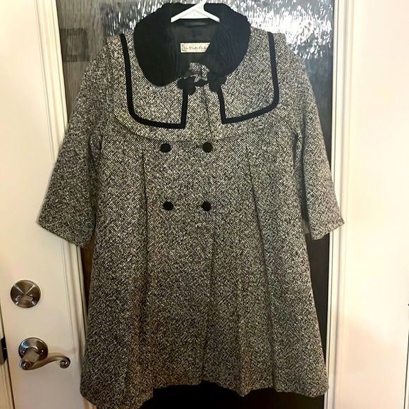 Vintage Girls Une Hautre Couture Tweed Coat and Hat 7 - Picture 2 of 11